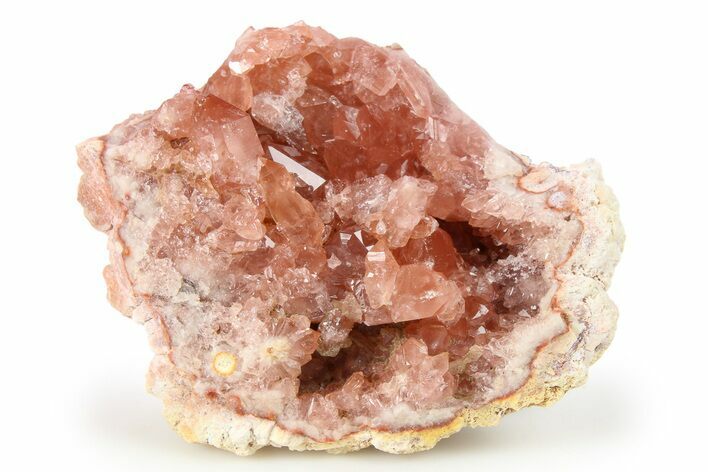 Sparkly Pink Amethyst Geode Section - Argentina #271317